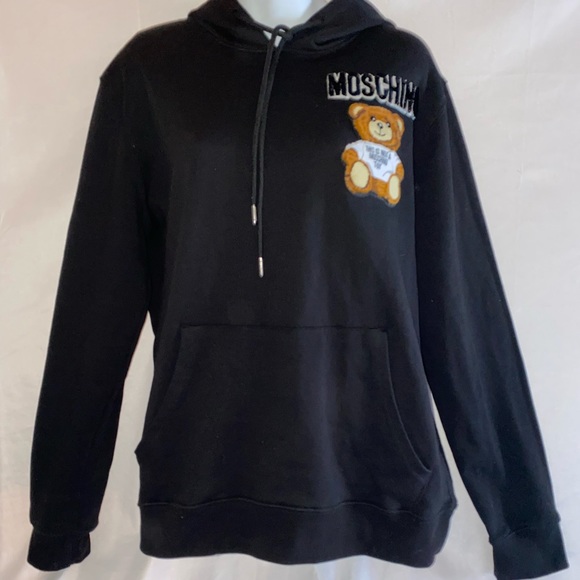 Moschino Black Pullover Hoodie - Picture 3 of 9